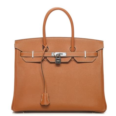 HERMES Epsom Birkin 35 Toffee 197901 